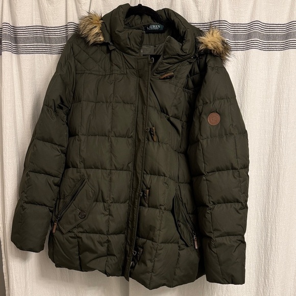 Lauren Ralph Lauren Jackets & Blazers - Lauren Ralph Lauren Olive Jacket